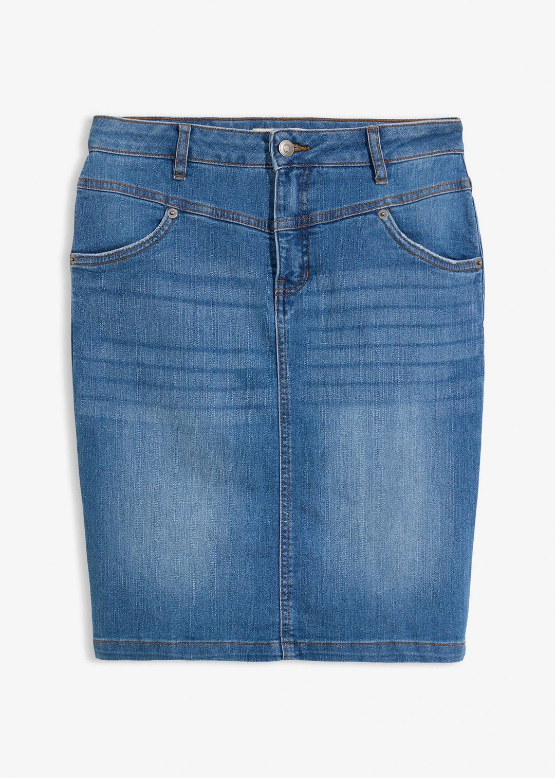 Jupe en jean extensible