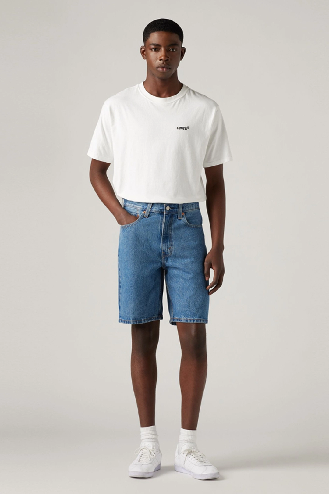 Levi's Short 469 Loose - Homme - Noir / Slow Walker Short - 38X12