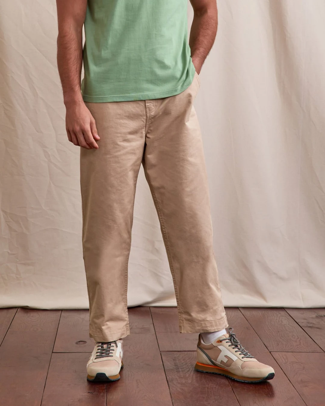 Pantalon chino taupe - HAGENAU