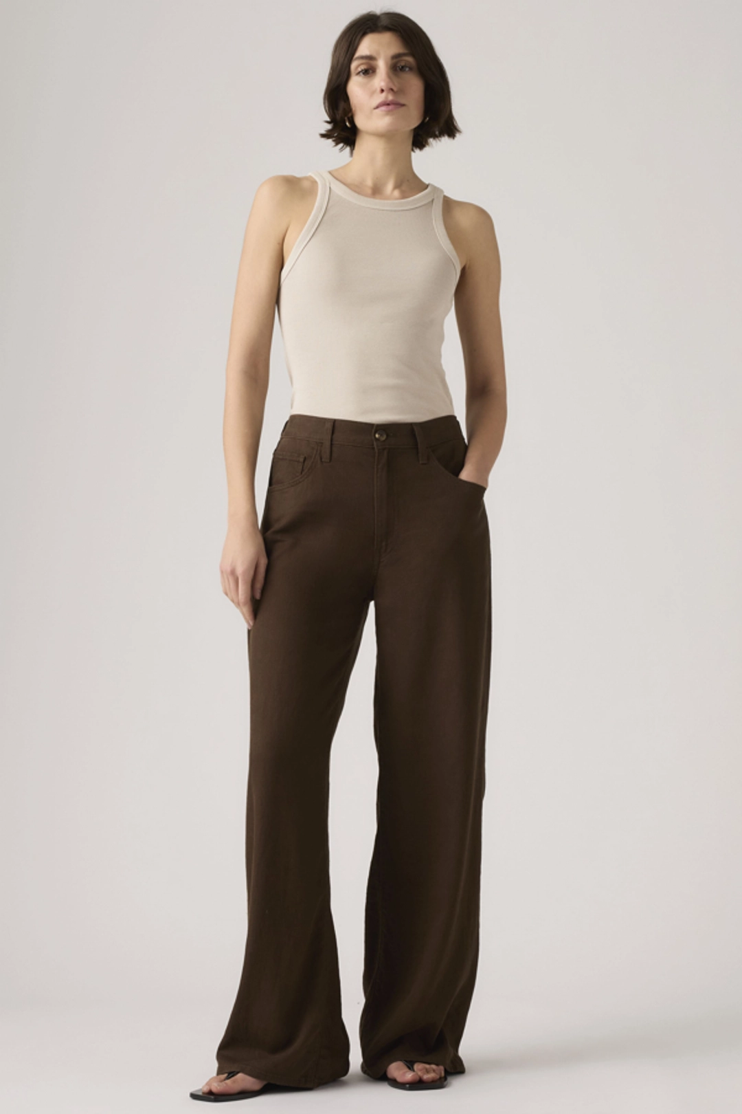 Levi's Jean Wide Leg Cinch - Femme - Marron / Hot Fudge - 32X31