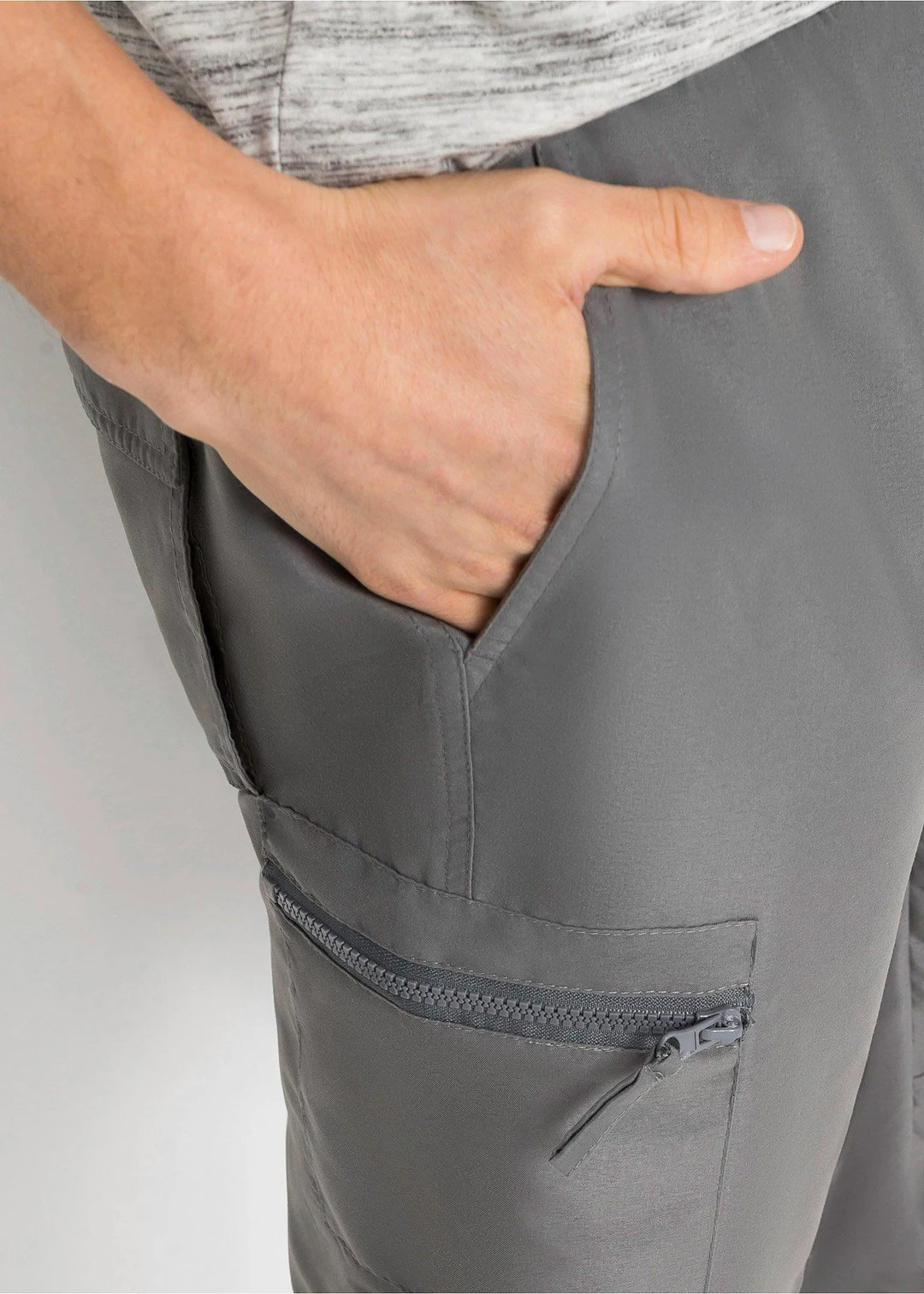 Pantalon 3/4 en microfibre, regular