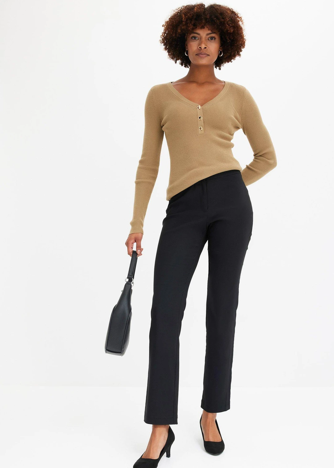 Pantalon en bengaline extensible