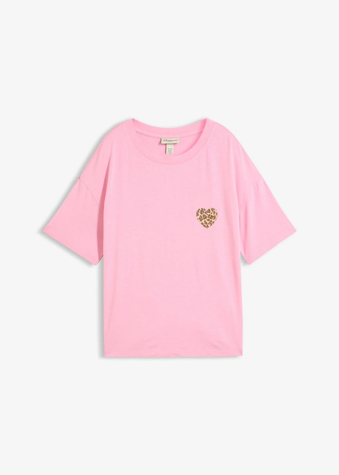 T-shirt raccourci à épaules descendues