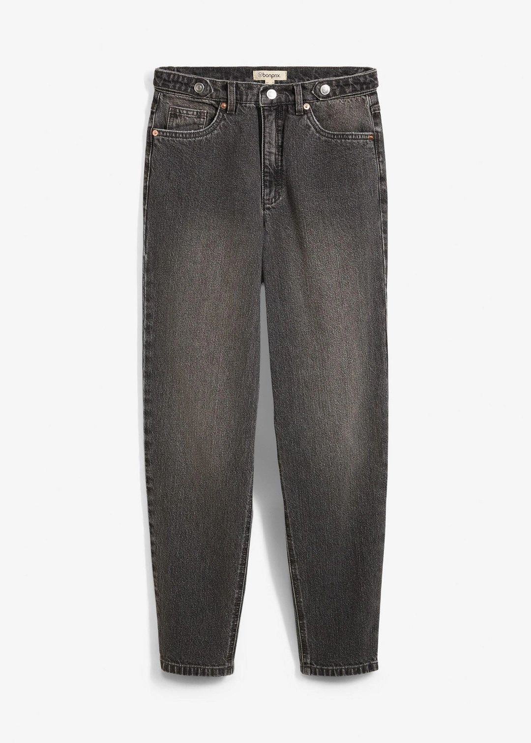 Jean mom taille haute, cropped
