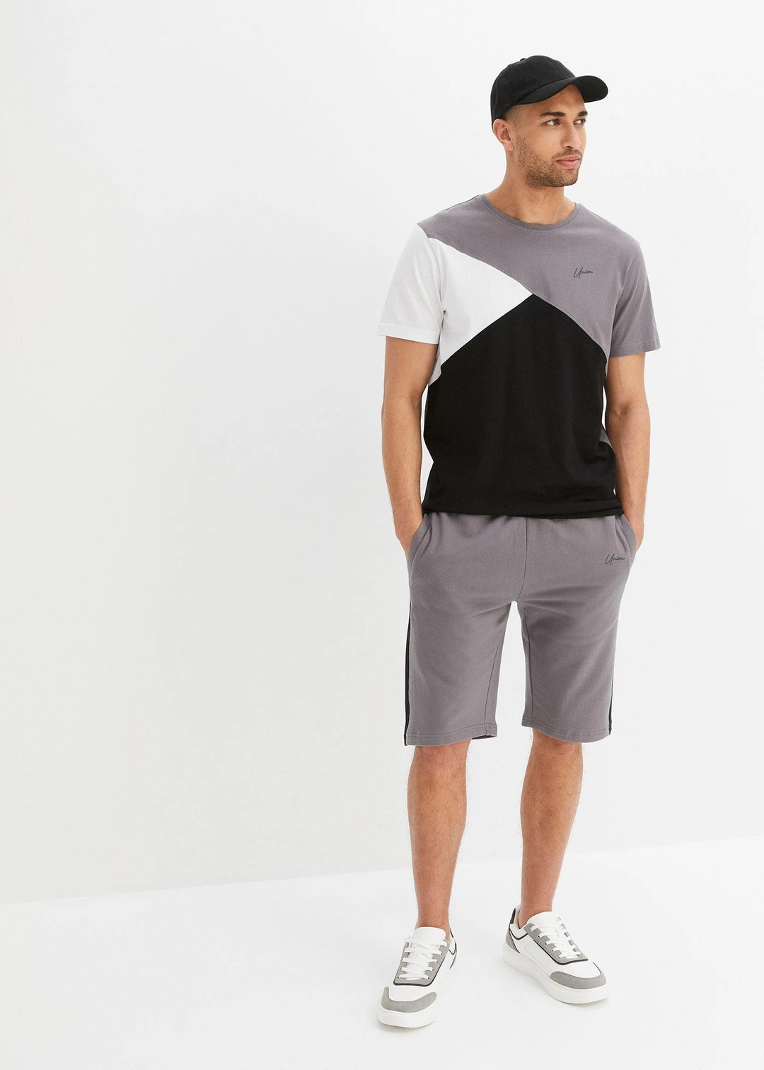 T-shirt et bermuda sweat (ens. 2 pces) - 2