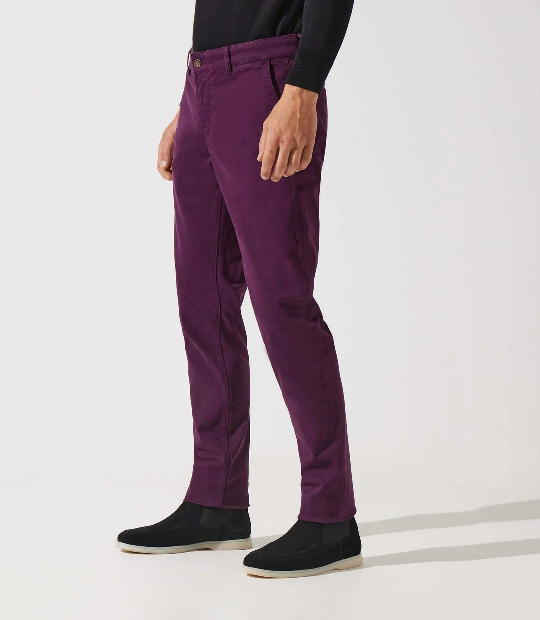 IZAC - Pantalon chino violet VALOR