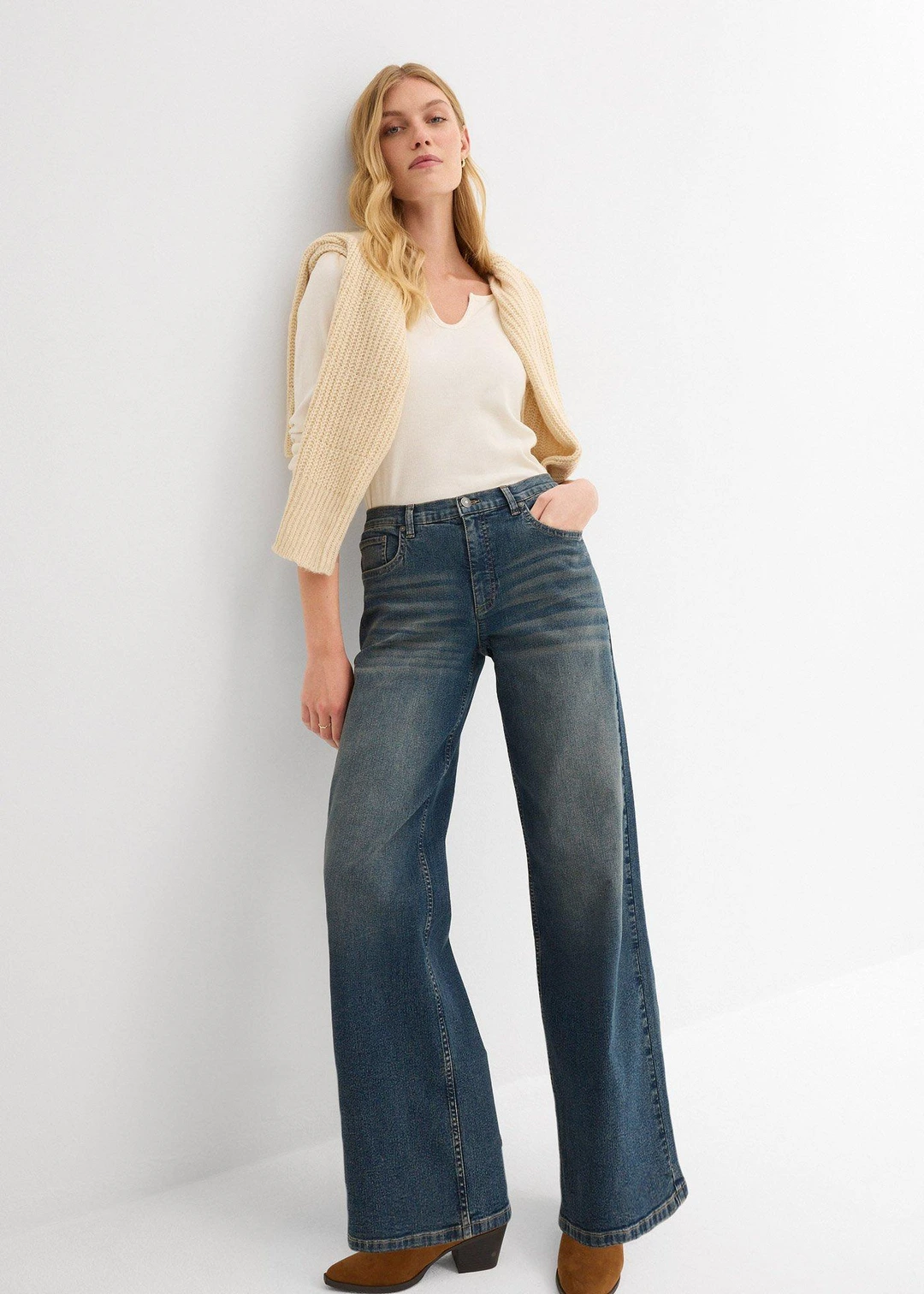 Jean large taille haute - 2