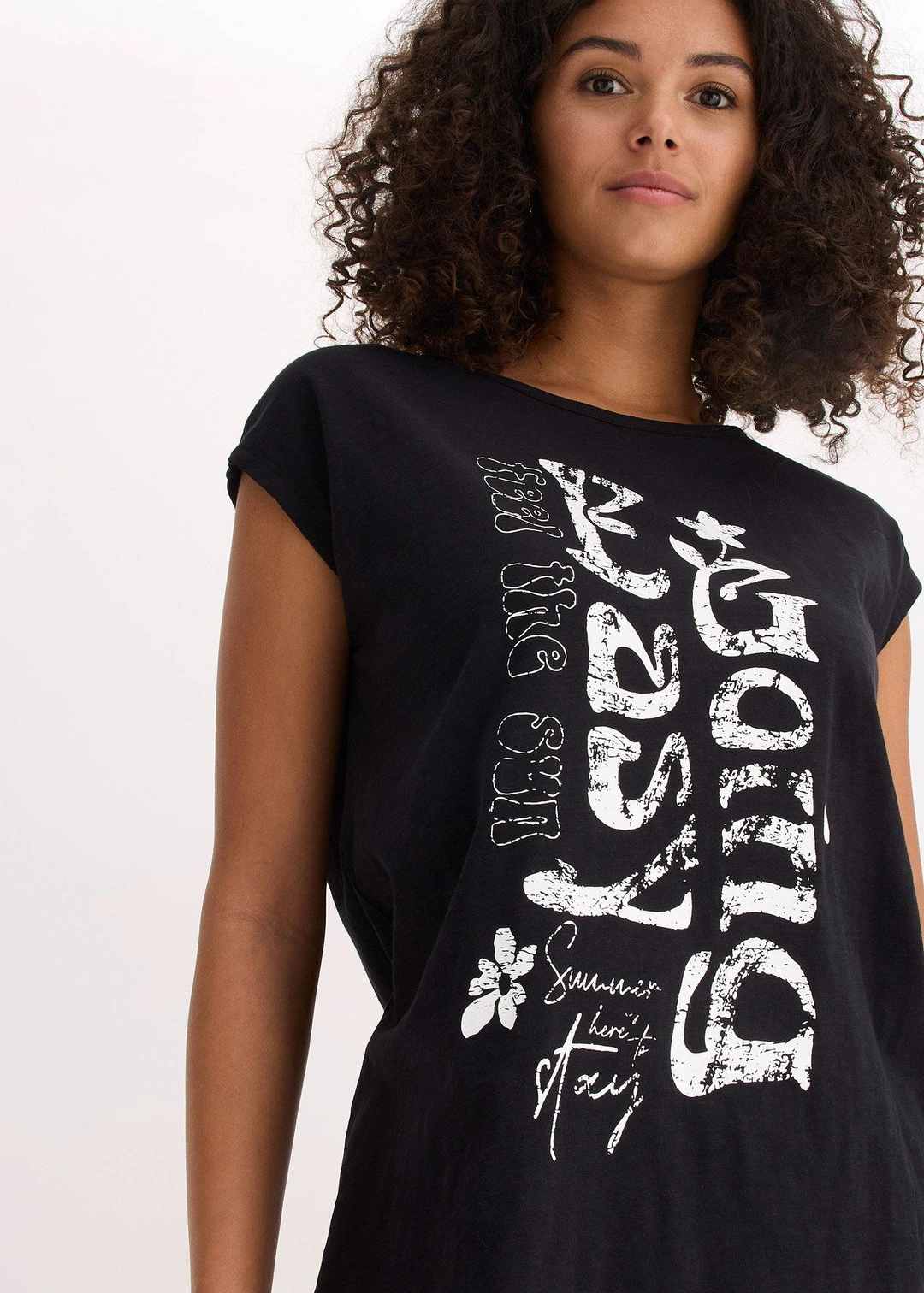 T-shirt long 100% coton - 3