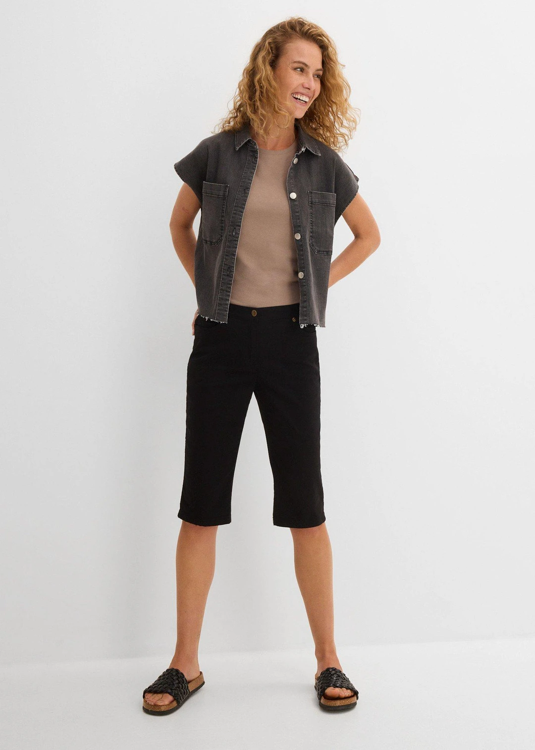 Bermuda coton avec taille confortable - 2