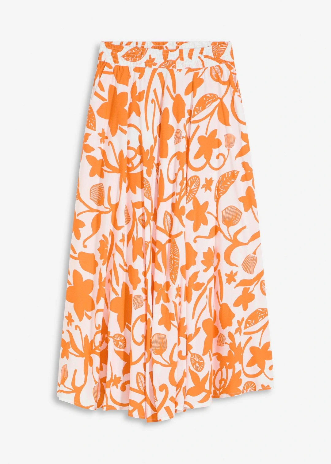 Jupe longue en viscose fluide