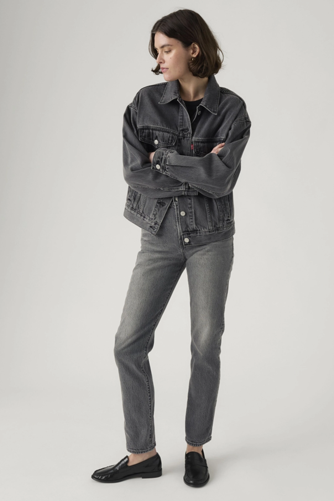 Levi's Jean Slim Wedgie - Femme - Noir / After Hours Night - 34X30