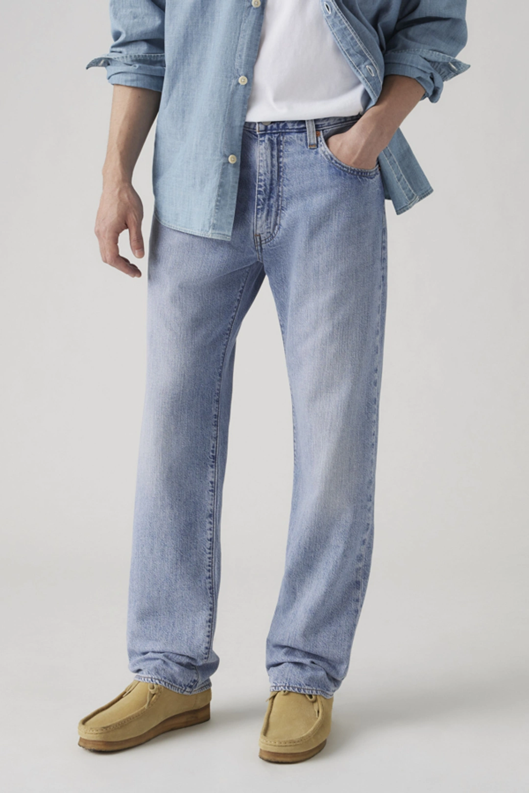 Levi's Jean 555 Relaxed Straight - Homme - Bleu / Welcome To The Game - 40X32 - 2