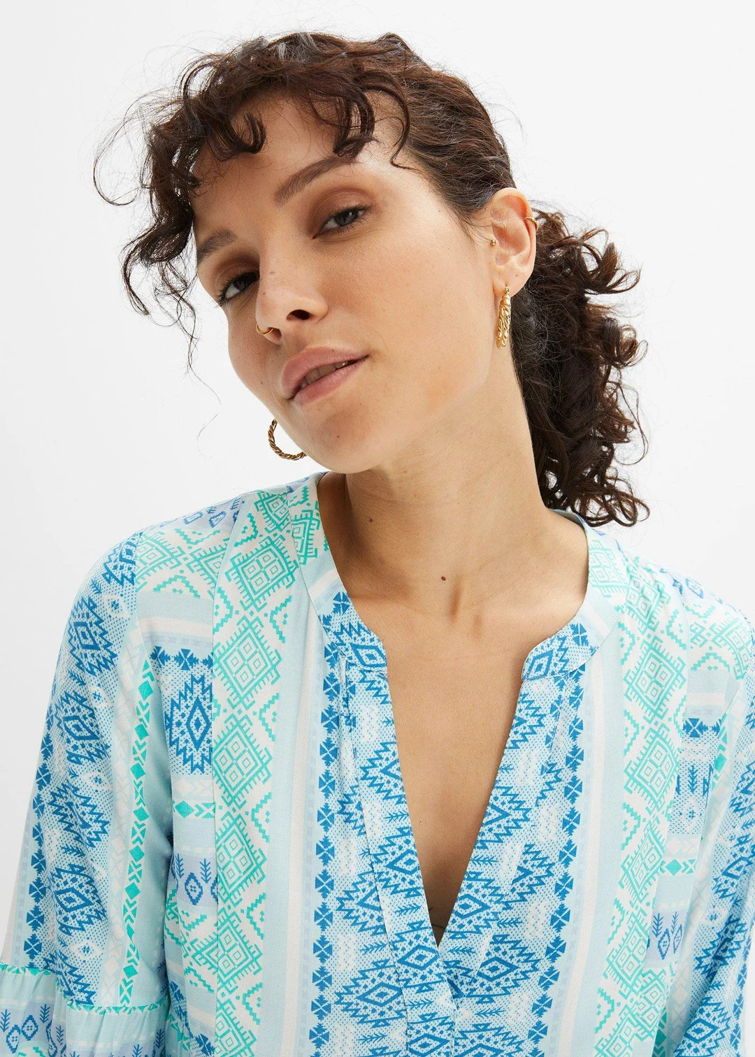 Robe-tunique en viscose fluide - 3