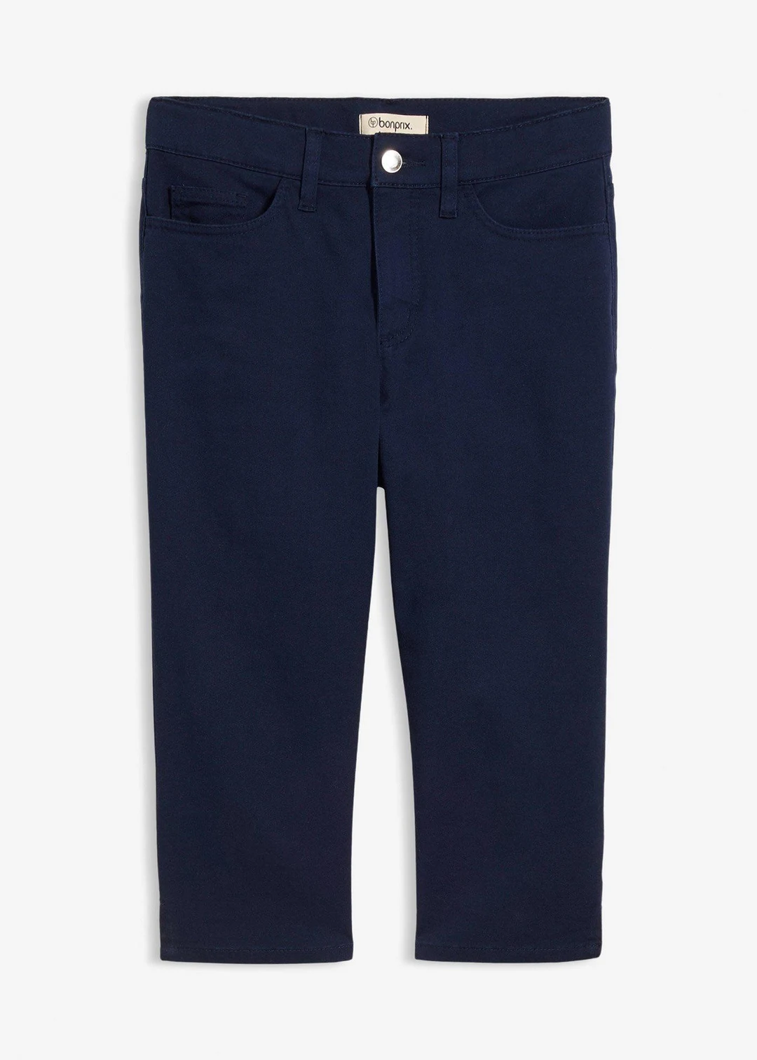 Pantalon corsaire à taille élastiquée