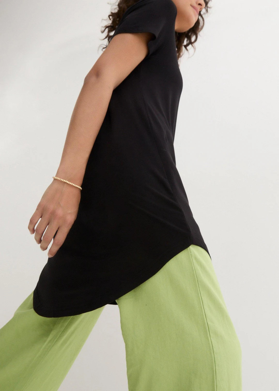 T-shirt long en viscose douce - 3