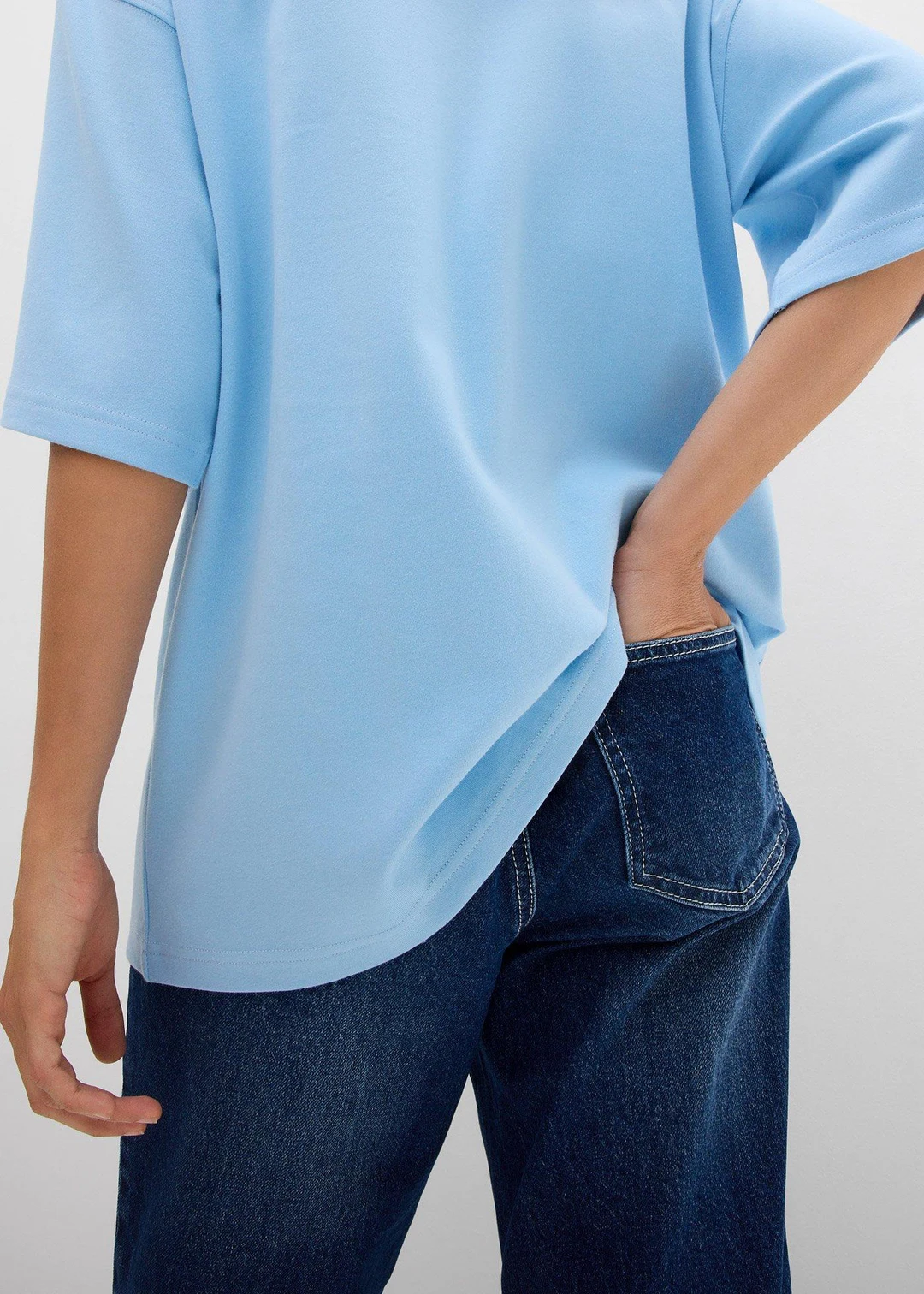 T-shirt épais oversize 100% coton - 3