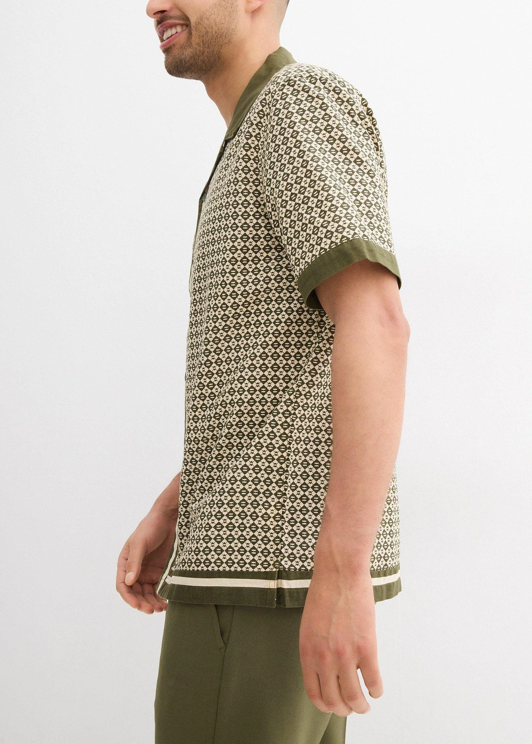 Chemise manches courtes en lin majoritaire - 3