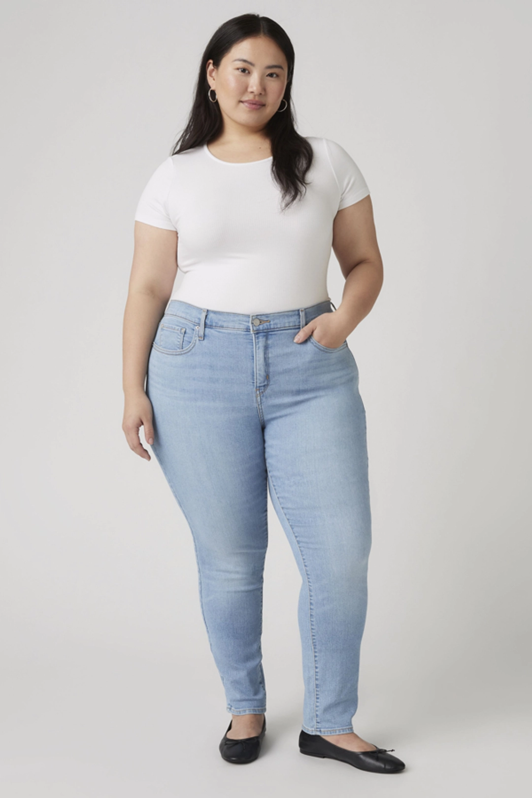 Levi's Jean 311 Shaping Skinny (grandes Tailles) - Femme - Bleu / Darkest Sky - 26M