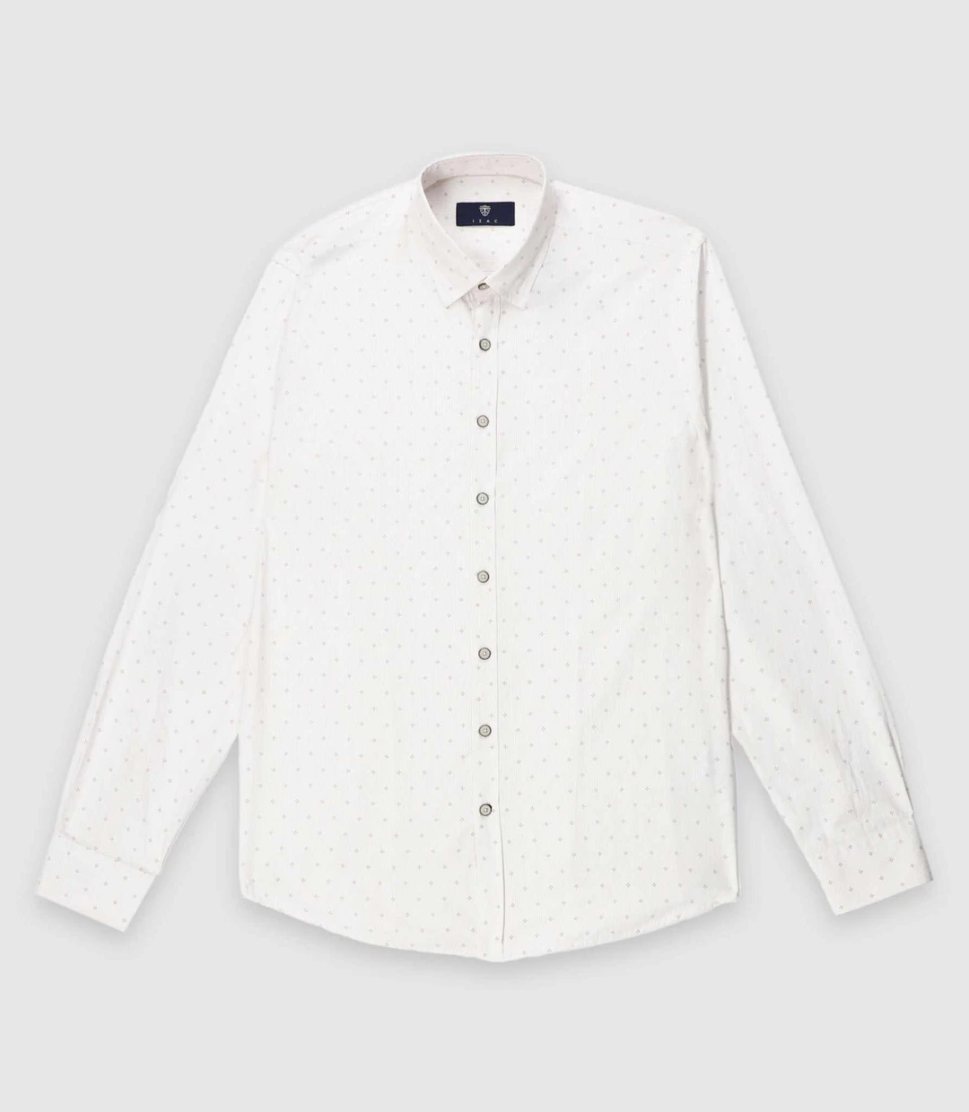 IZAC - Chemise regular camel et blanche KELLYOUT