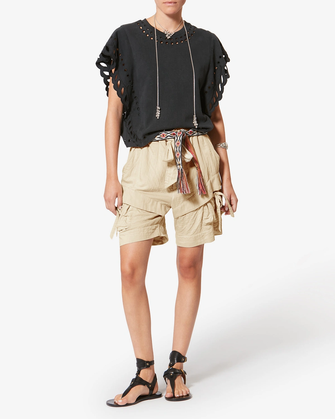 Short Bermia - Femme - Écru - Taille 42 - Marant Étoile - 4