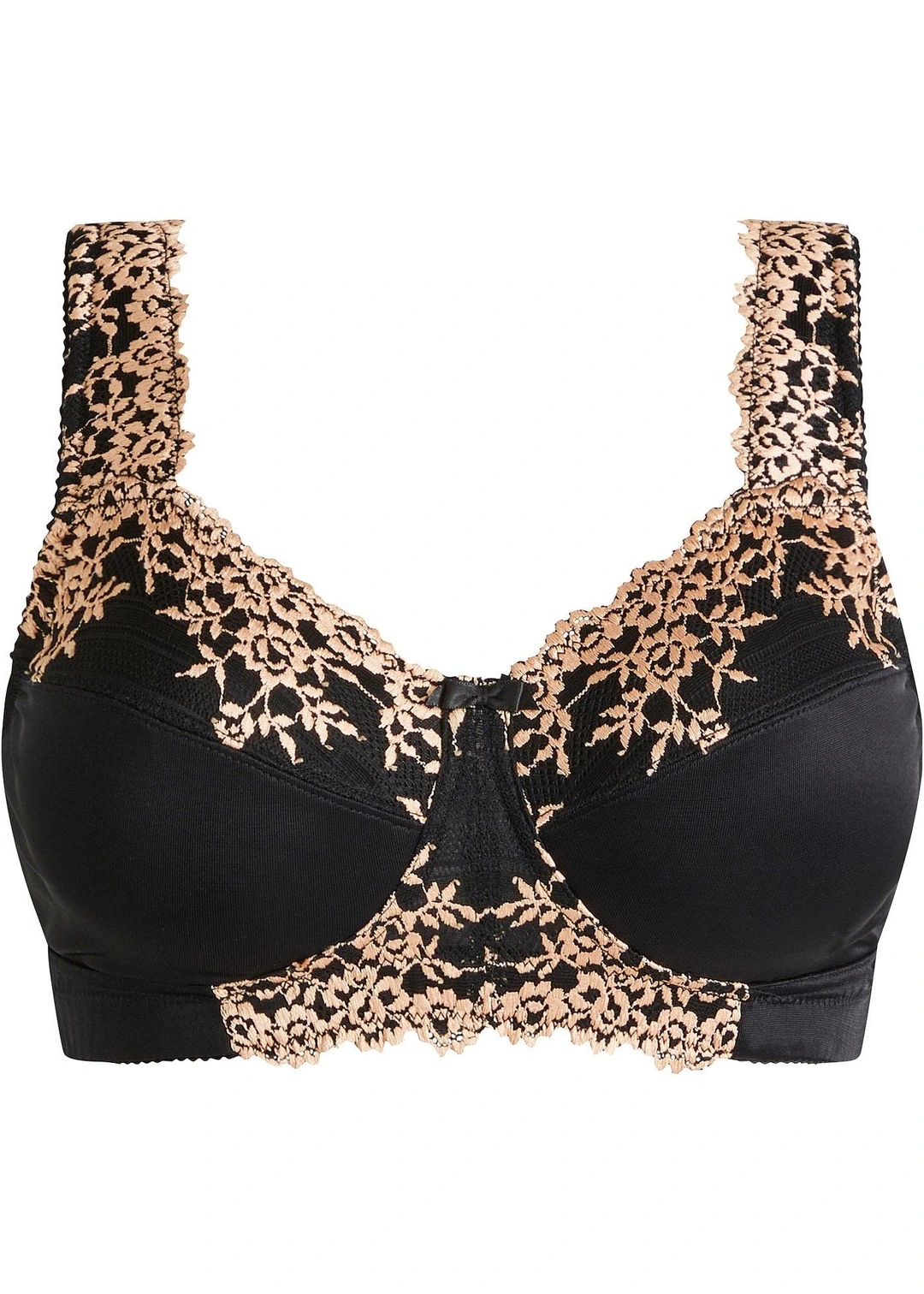 Soutien-gorge grand maintien sans armatures, bretelles rembourrées
