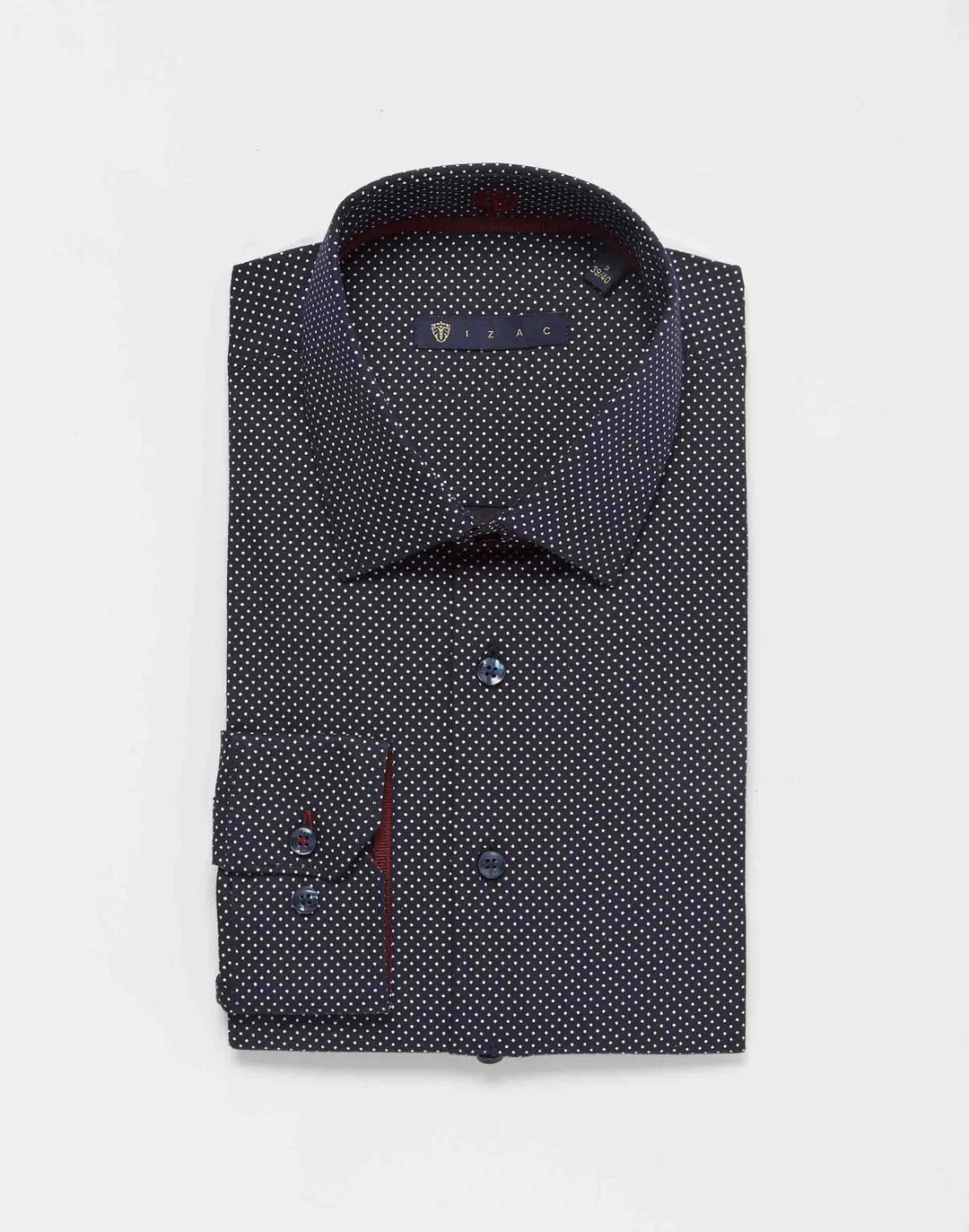 IZAC - Chemise marine à pois