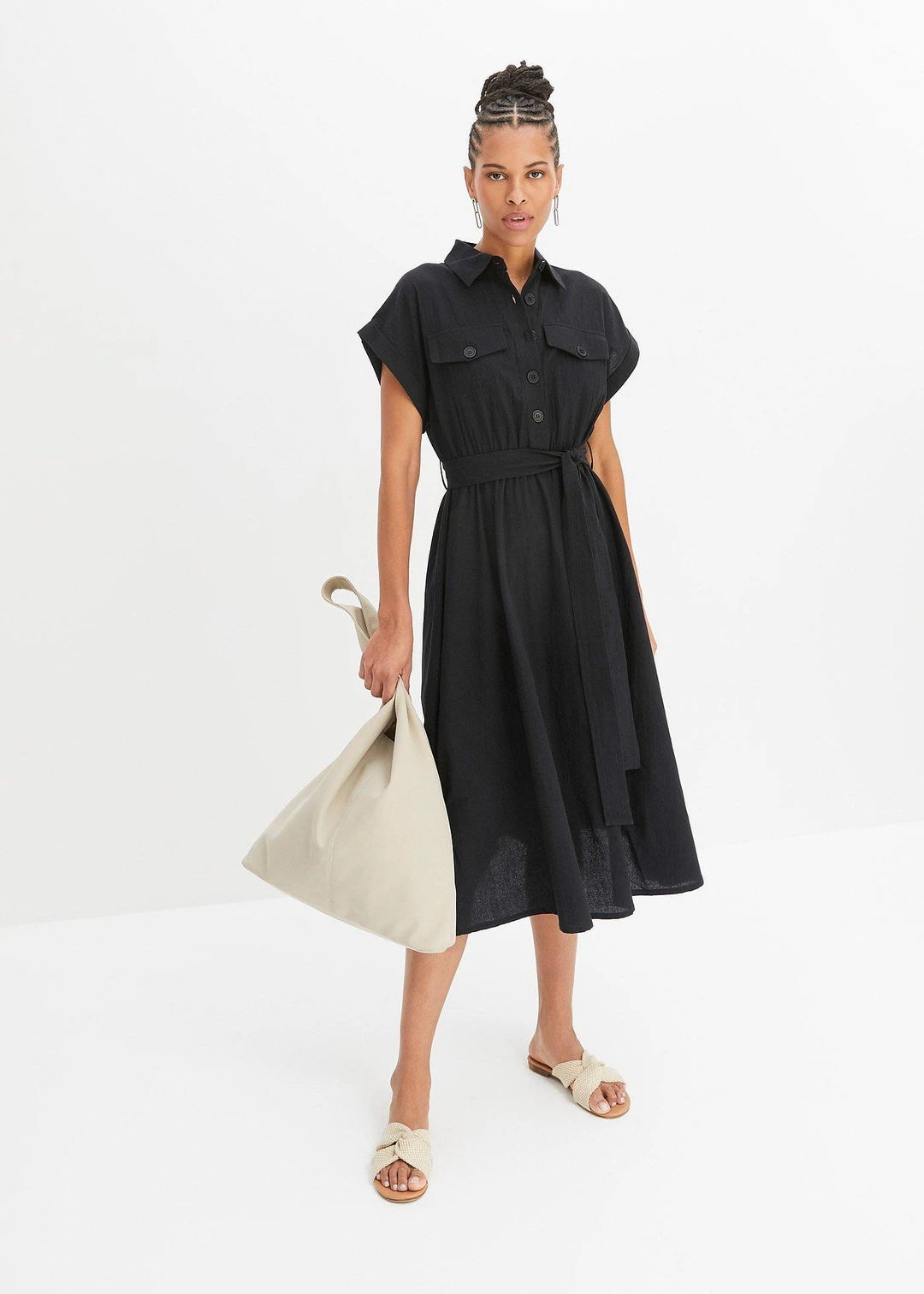 Robe midi 100% coton - 2