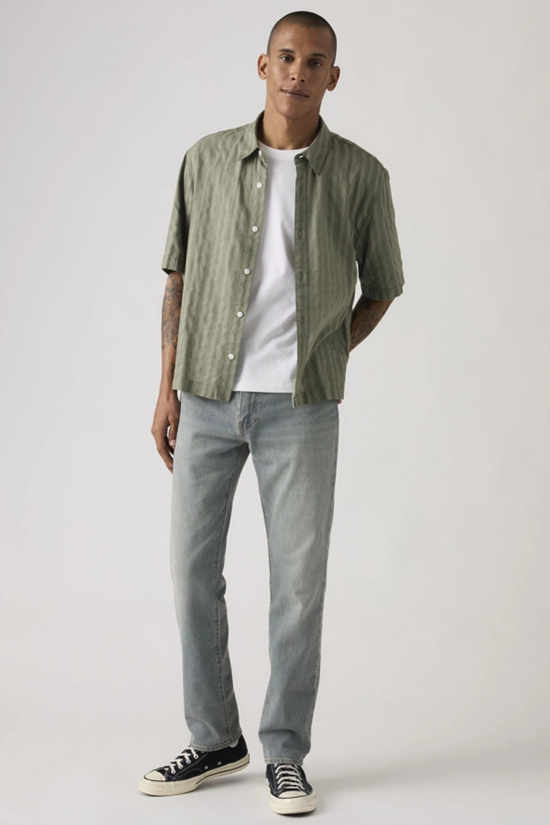 Levi's Jean 502 Taper - Homme - Bleu / Rainy Afternoon - 38X32
