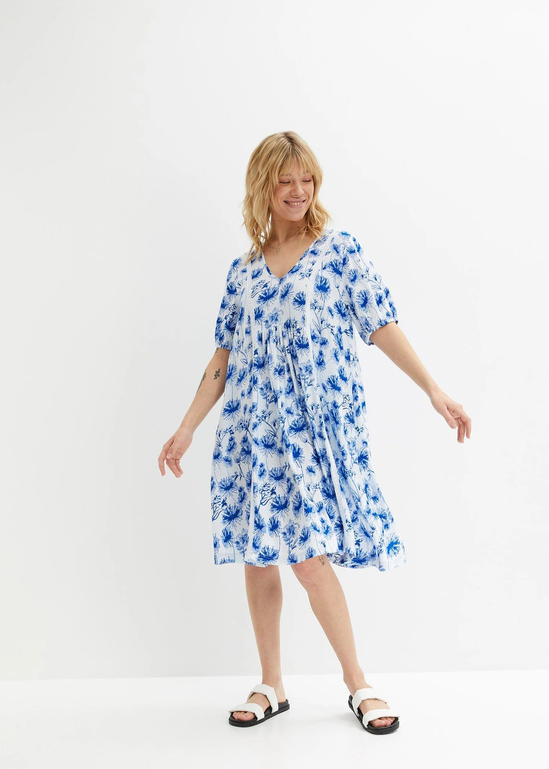 Robe courte en viscose - 2