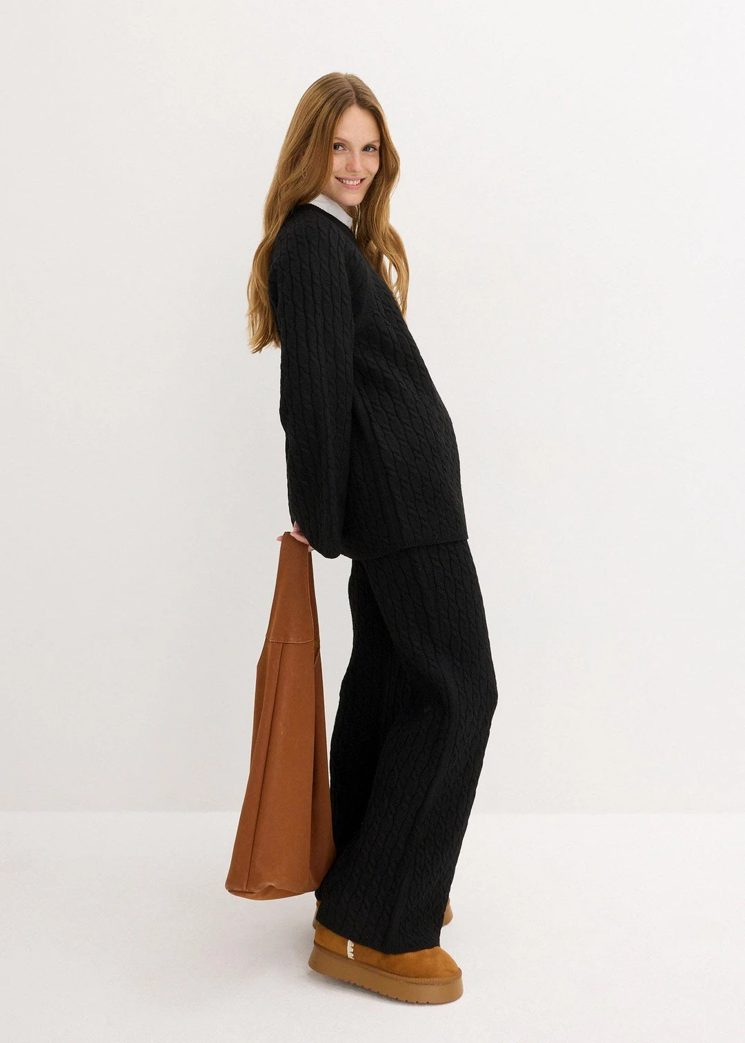 Pantalon en maille torsadée - 2