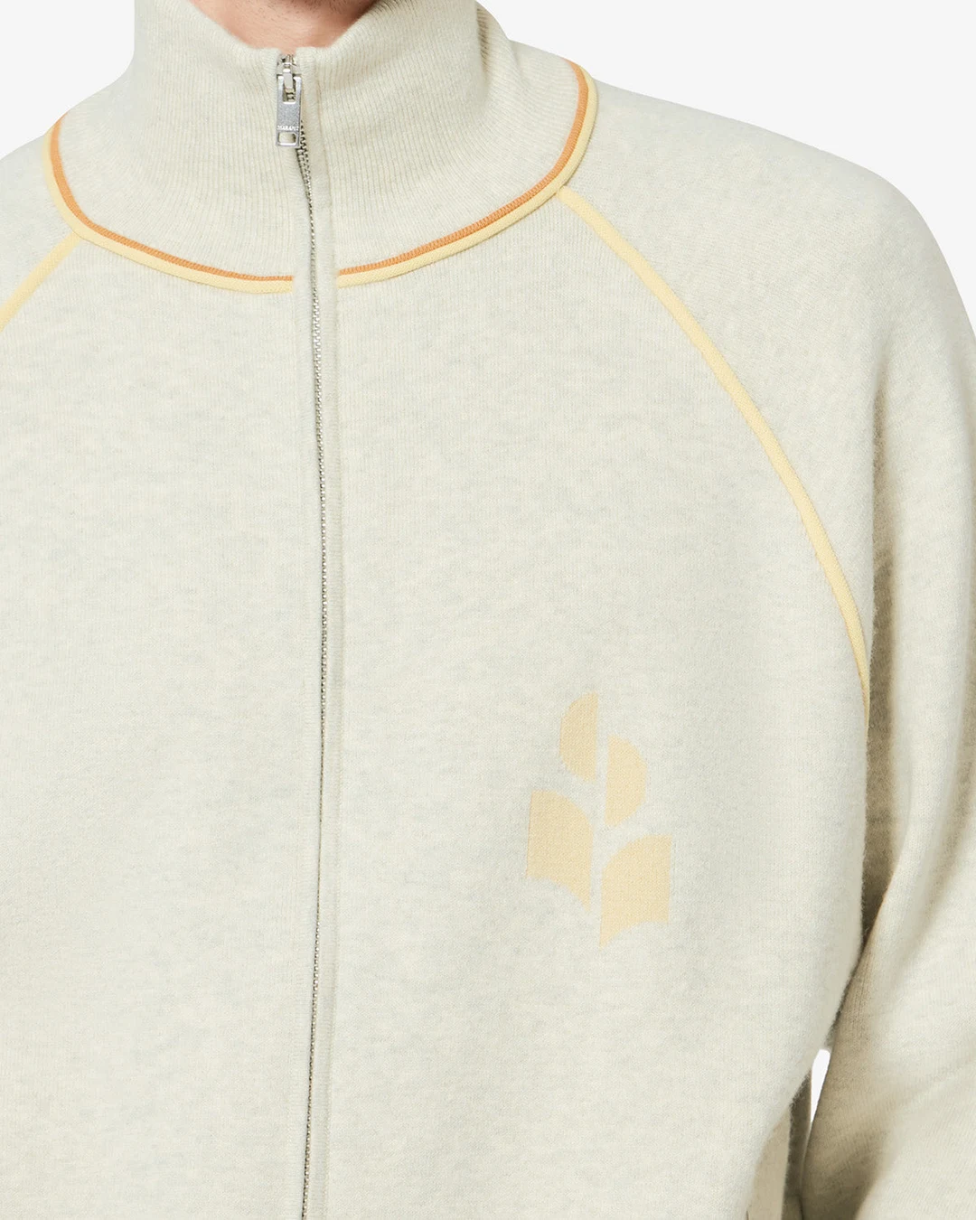 Cardigan Sergio - Homme - Gris Clair-jaune Clair - Taille XL - 2