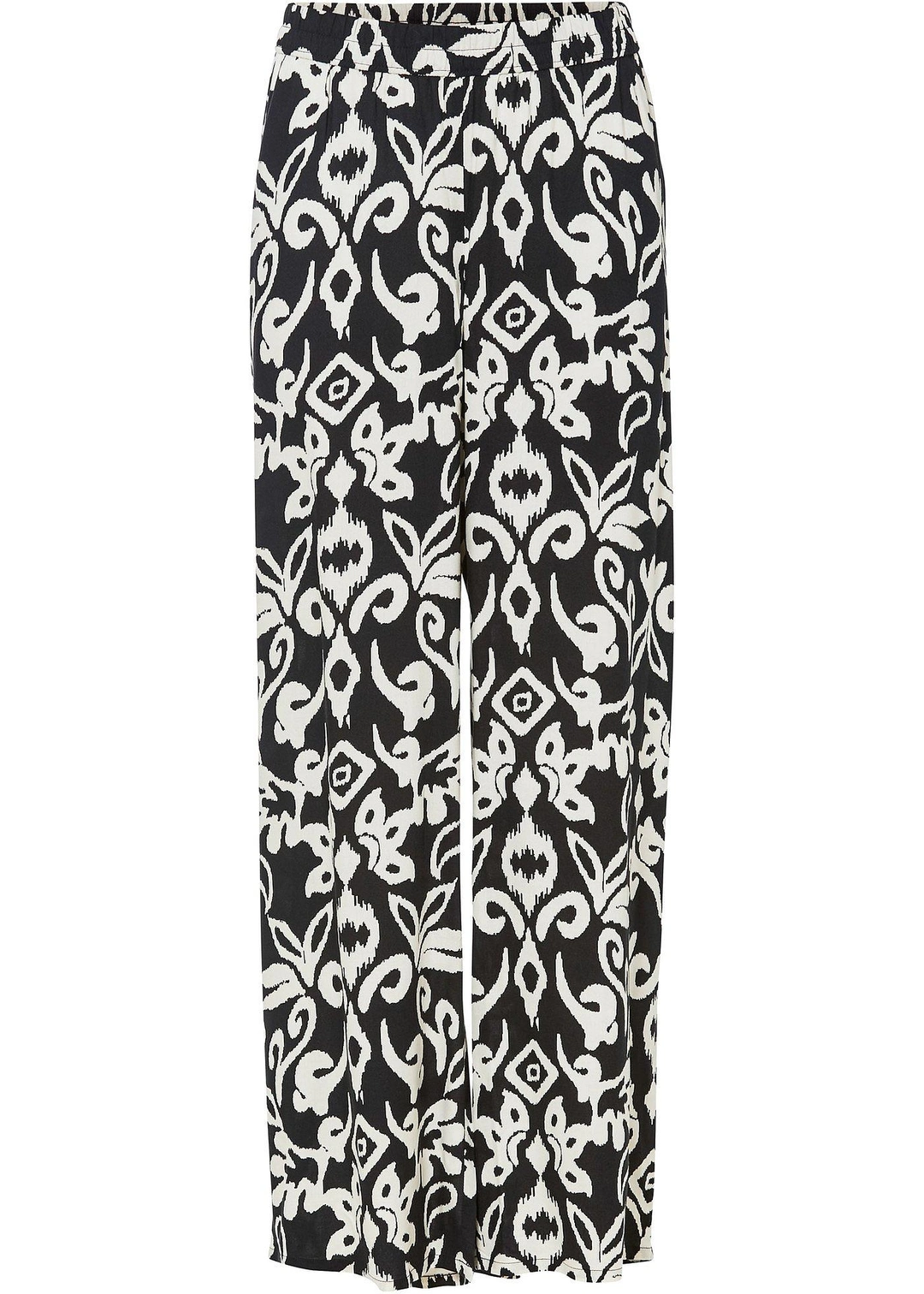 Pantalon large en viscose fluide