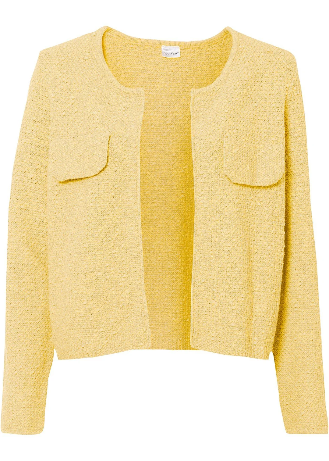 Gilet en maille bouclette