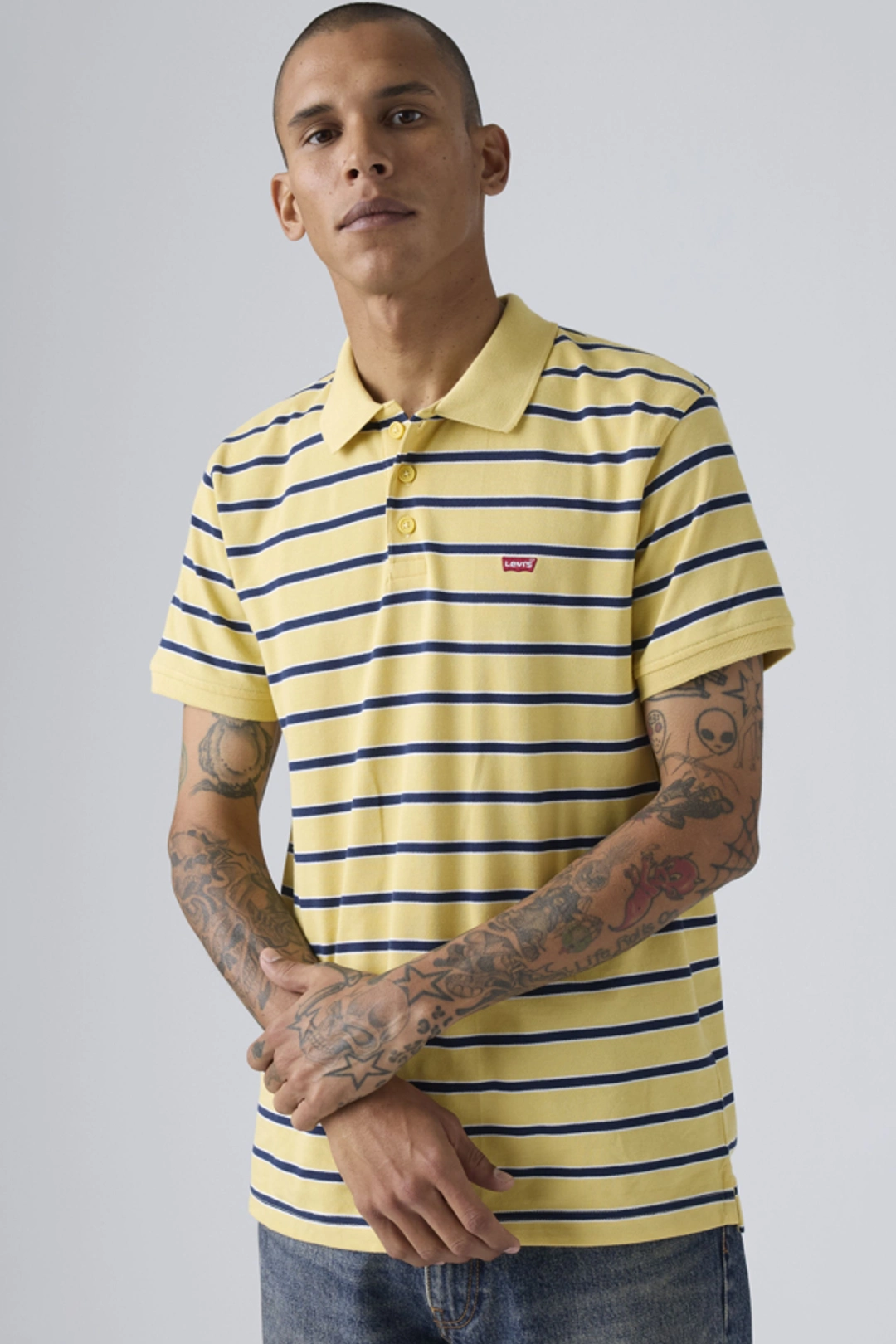Levi's Polo Housemark - Homme - Jaune / Rutabaga - S