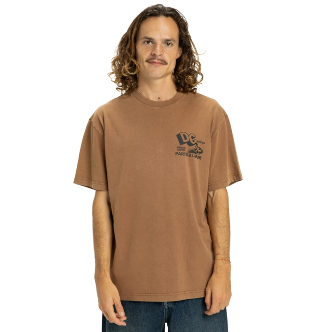 Parts Dep - T-shirt à manches courtes Marron Homme