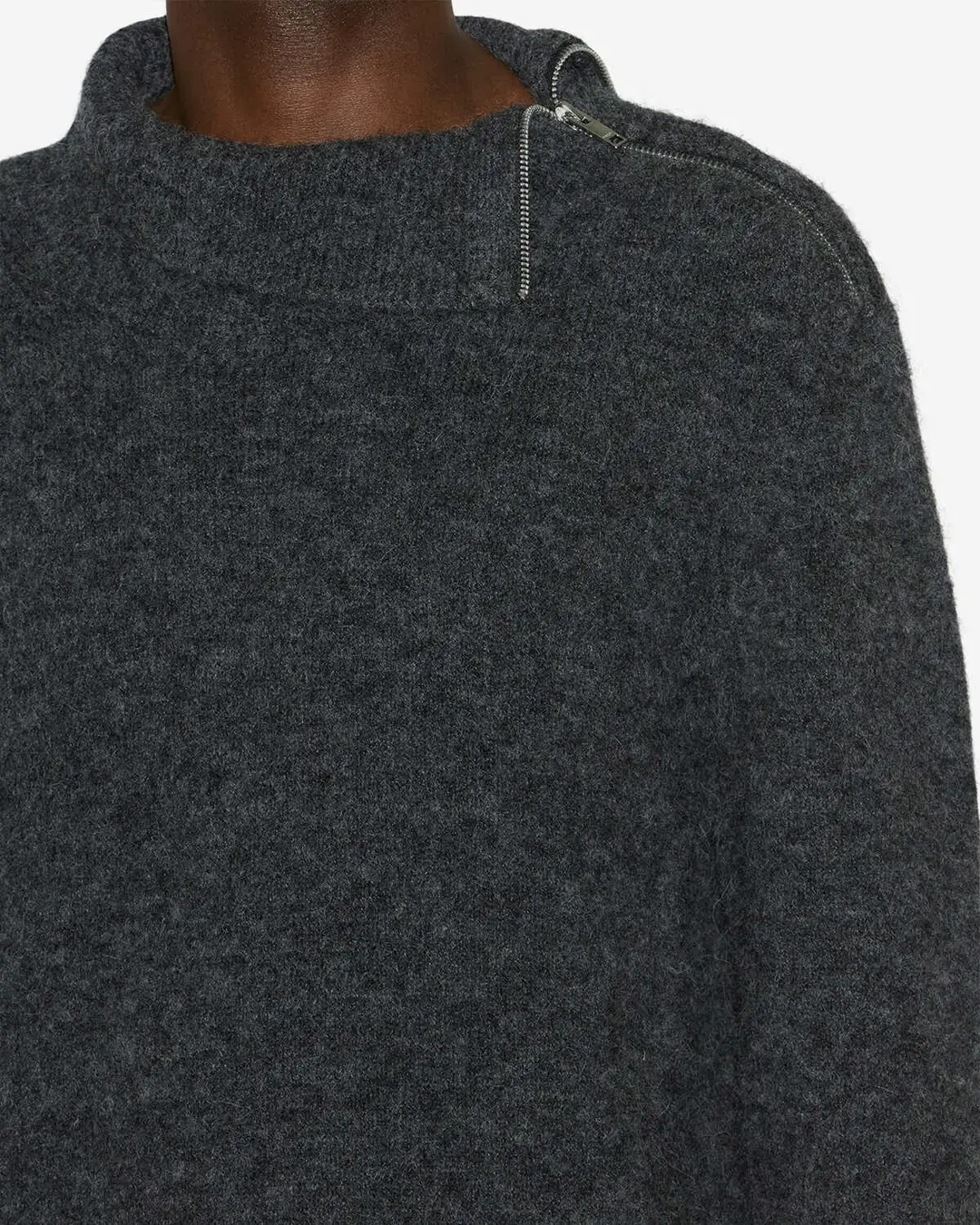 Pull Aliocha - Homme - Gris Foncé - Taille M - 2