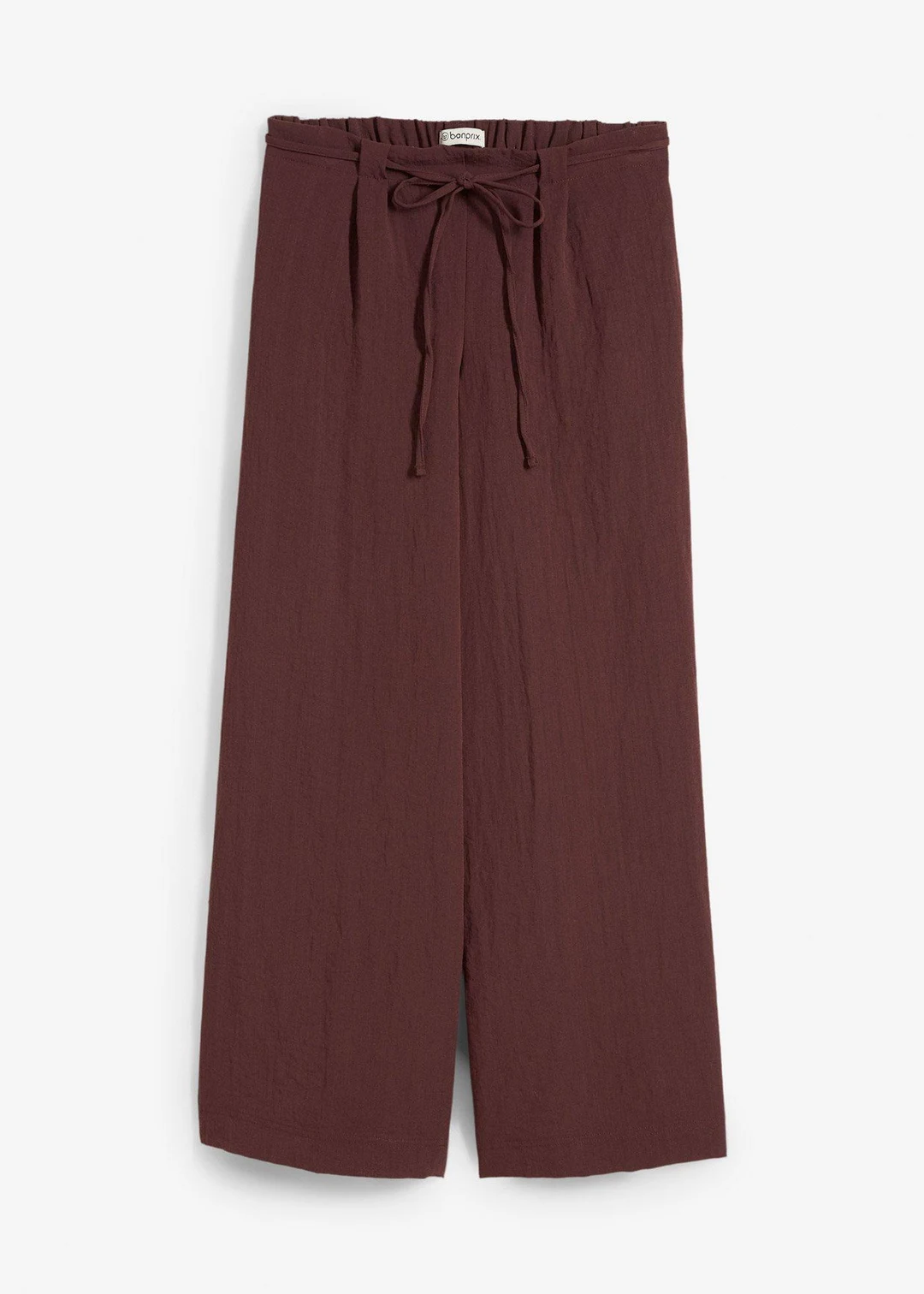 Jupe-culotte fluide en viscose mélangée