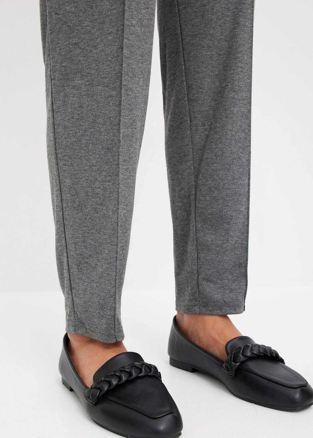 Pantalon élastiqué avec nervures devant - 3