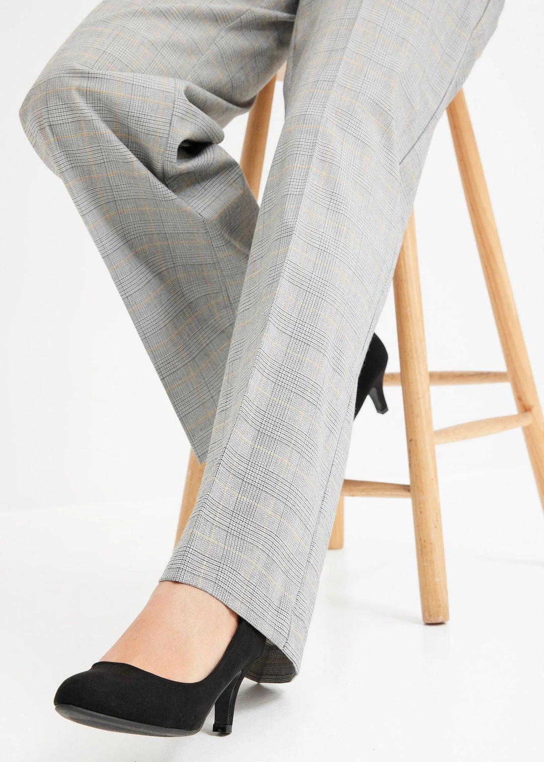 Pantalon large à carreaux écossais - 3