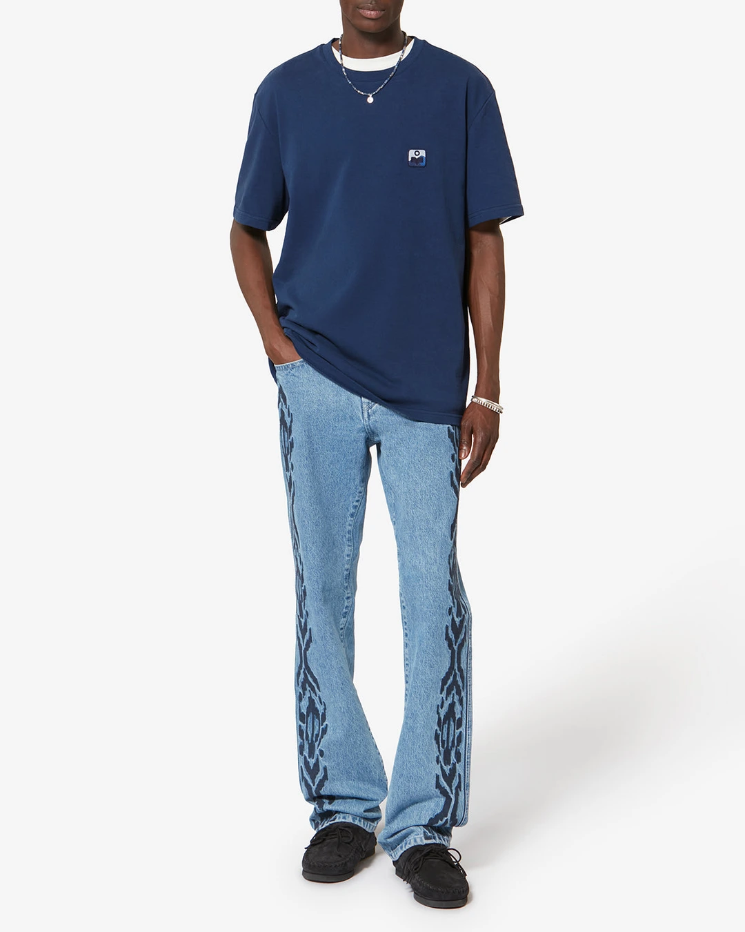 Tee Shirt Hugo - Homme - Bleu Indigo - Taille XL - 4
