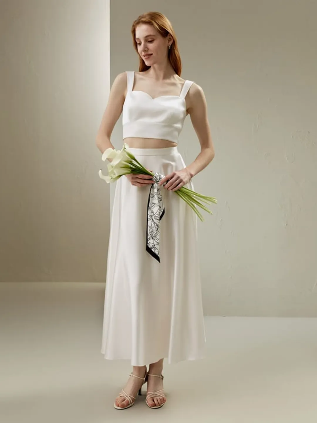 LILYSILK Top Soie Femme Blanc Avec Couche Intérieure, Éthéré Scintillant Soie De Mûrier 22 Mm Doux Pour La Peau Et Respirant 48