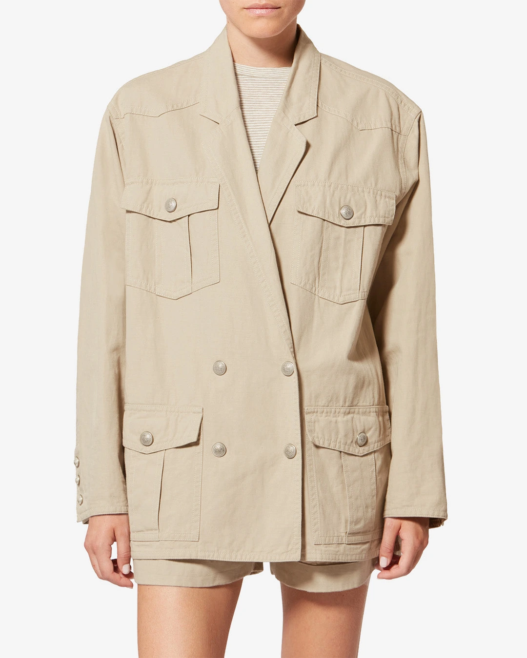 Veste Nevala - Femme - Beige - Taille 42 - Marant Étoile - 5