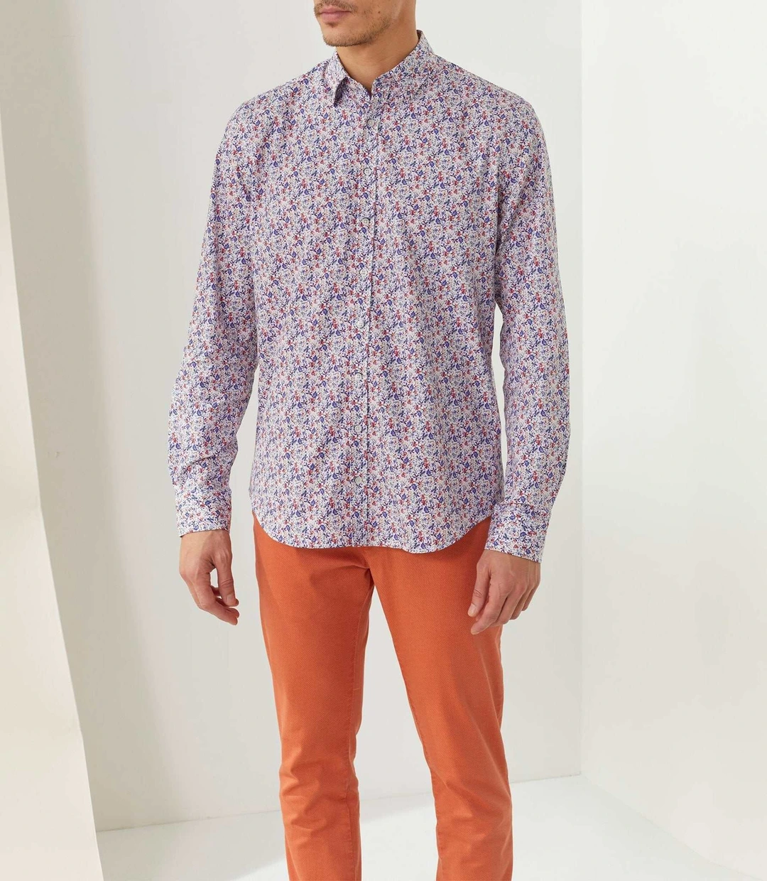 IZAC - Chemise casual violette ''Tigrane''