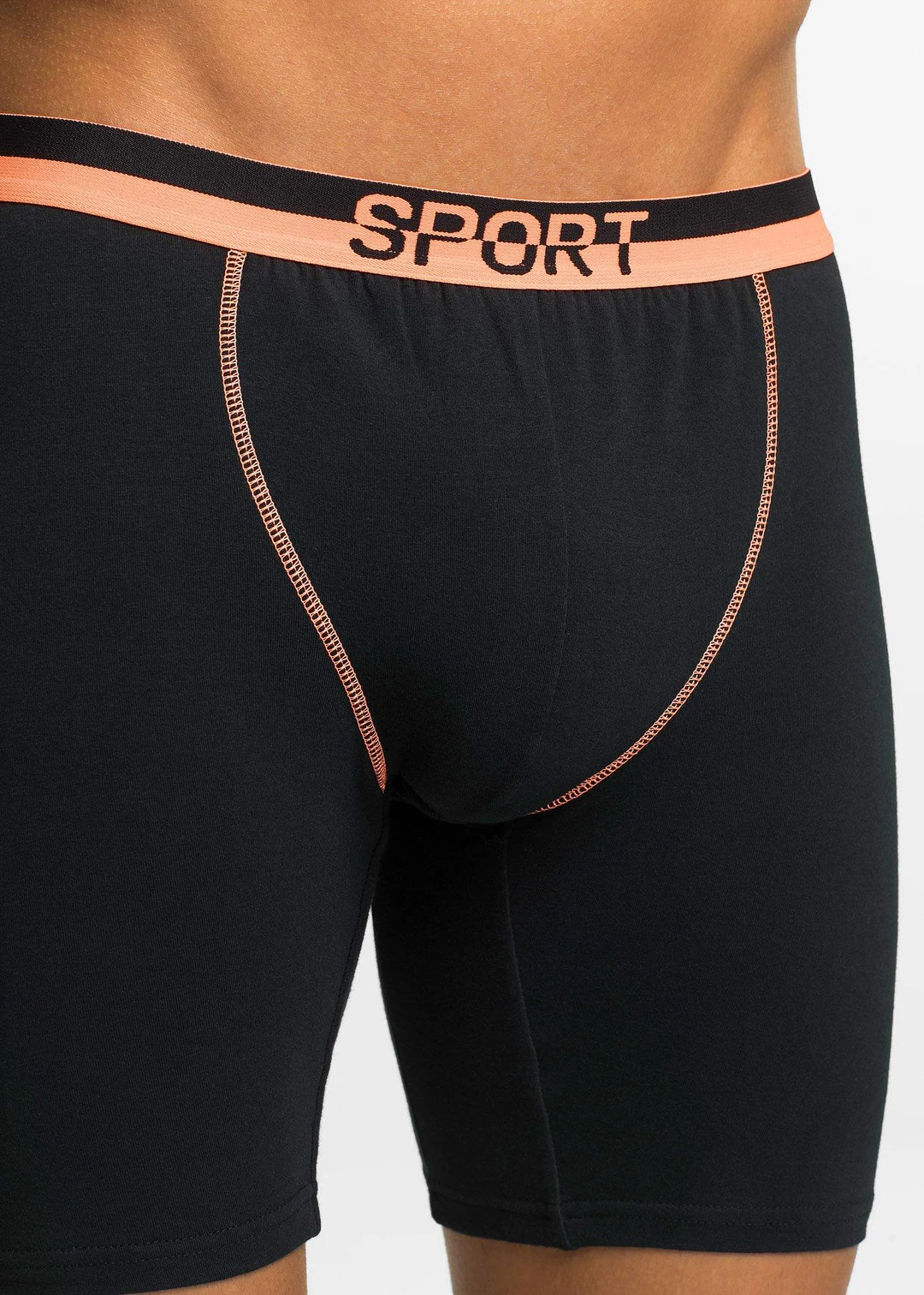 Lot de 2 boxers longs coton