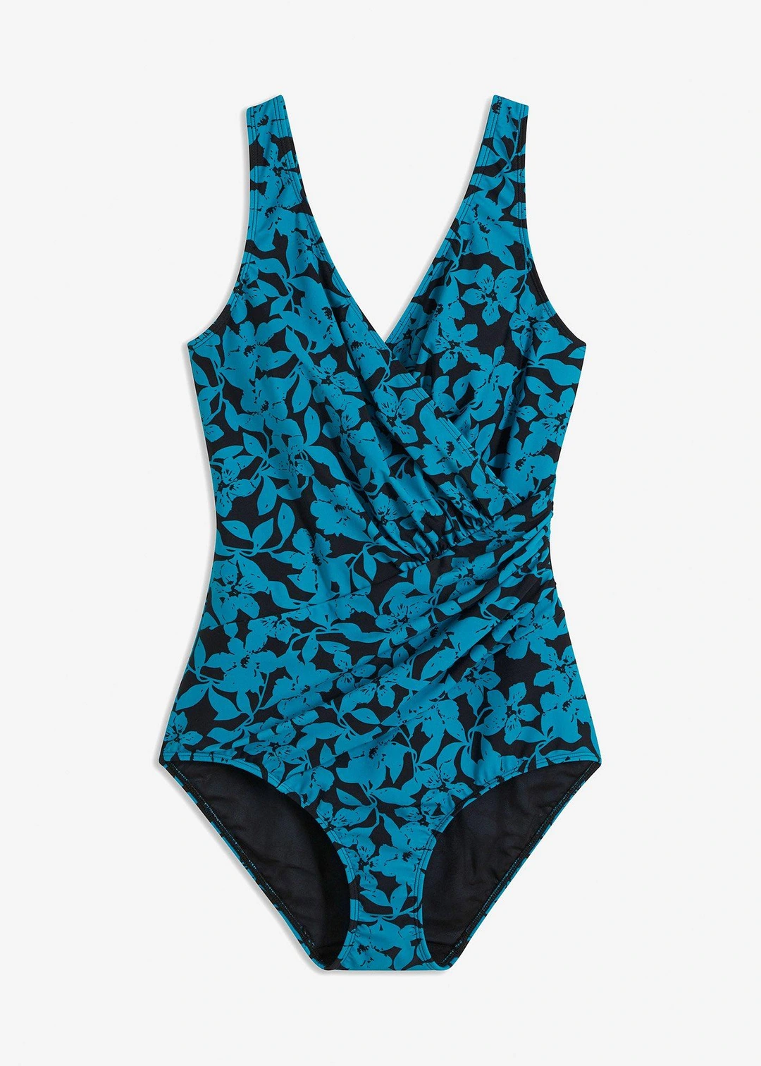 Maillot 1 pièce sculptant style croisé, maintien modéré