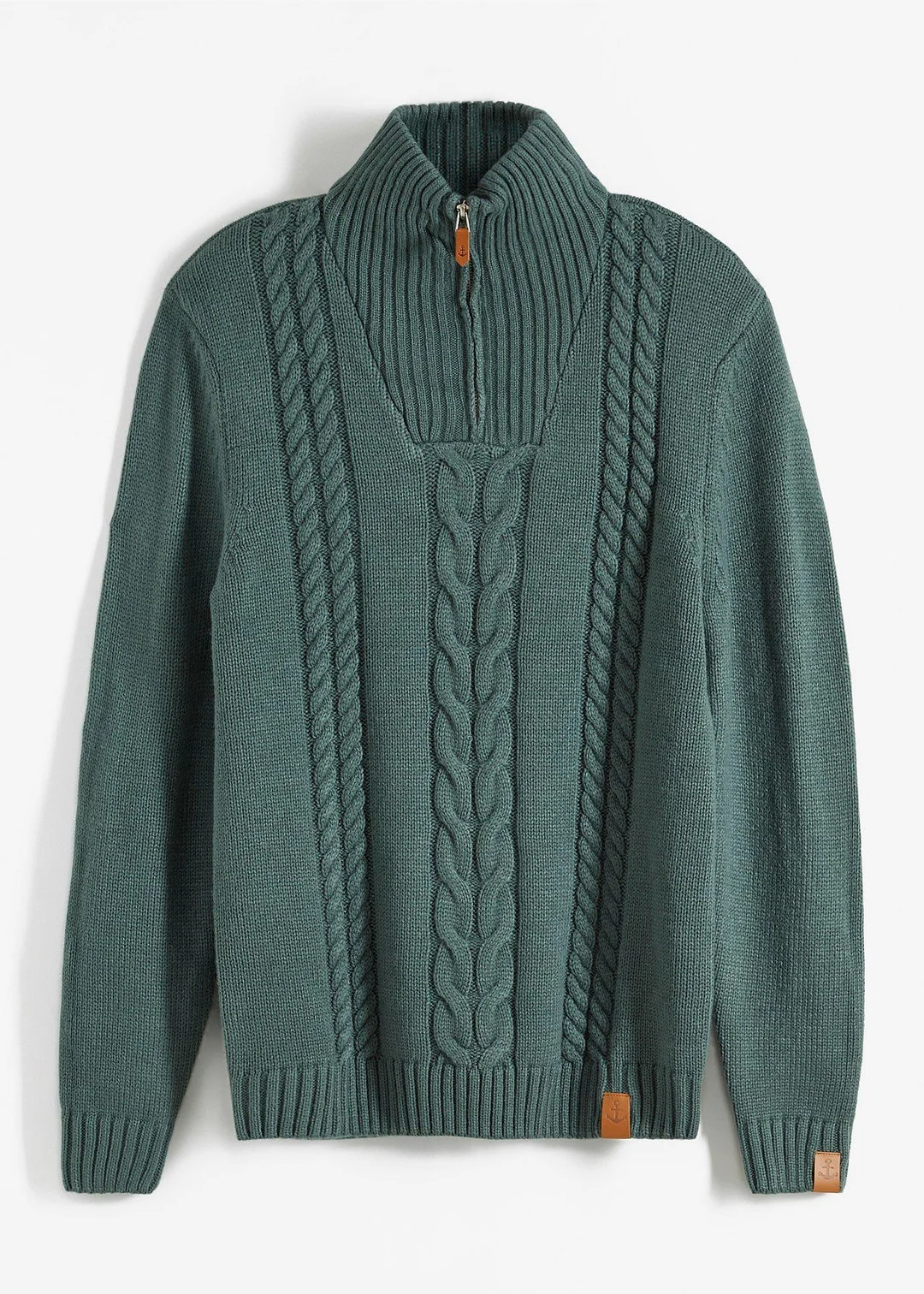Pull camionneur en grosse maille torsadée