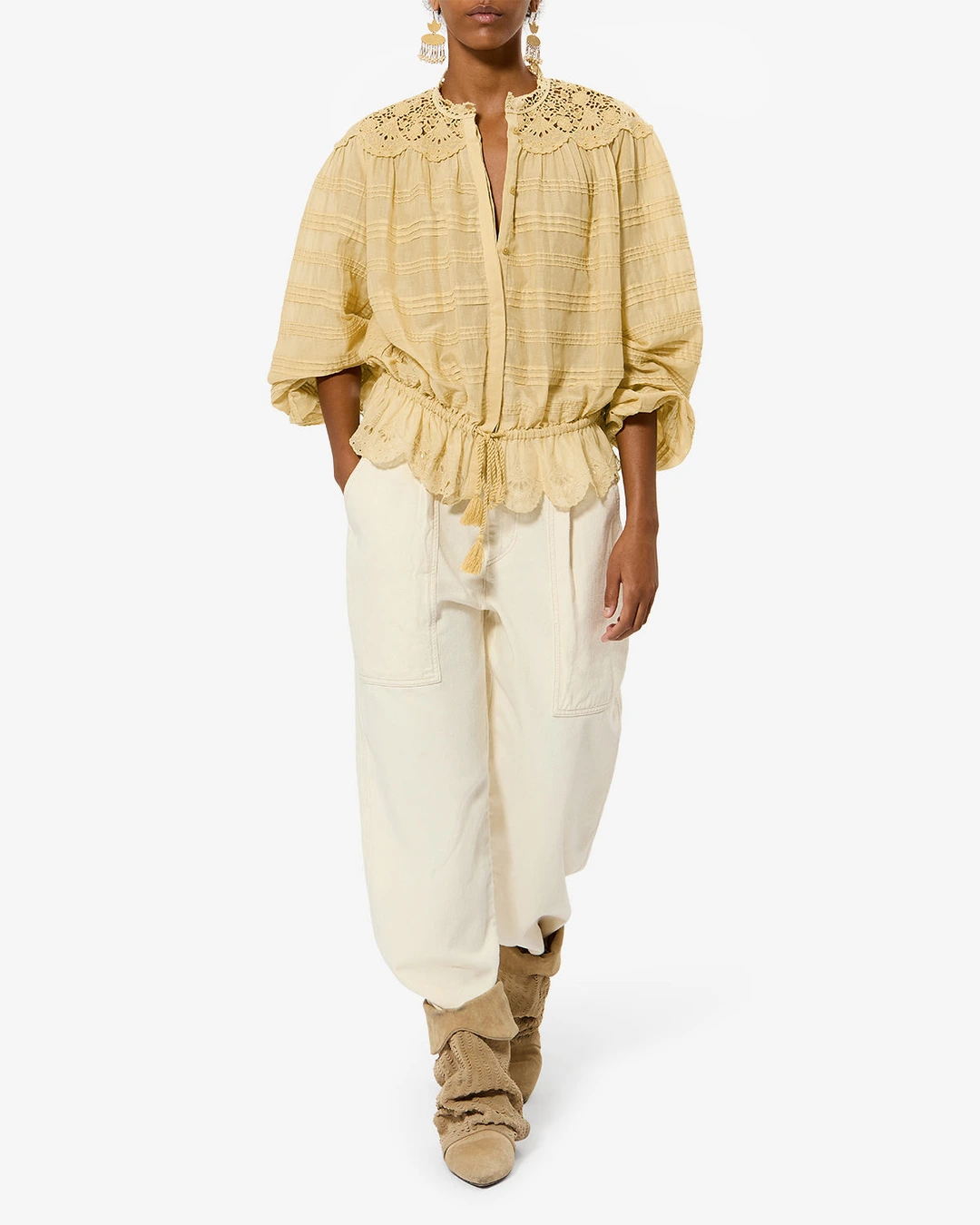 Blouse Polly - Femme - Bleu Clair - Taille 42 - Marant Étoile - 4