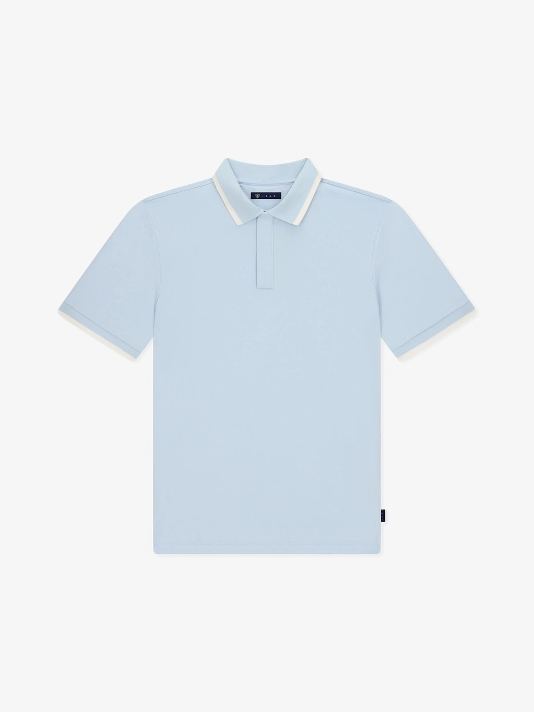 IZAC - Polo en jersey ciel