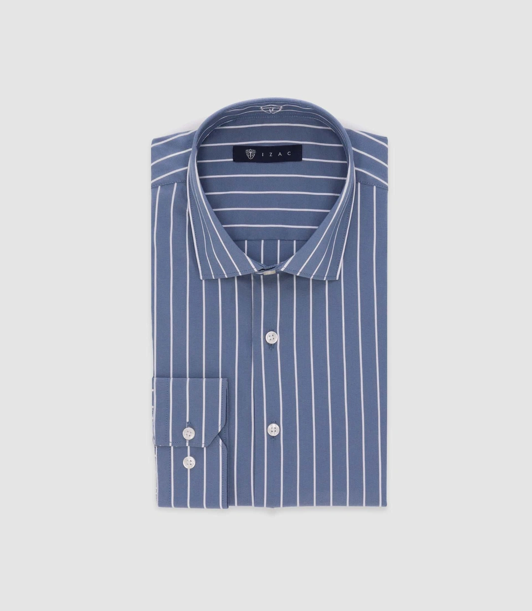 IZAC - Chemise à rayures indigo
