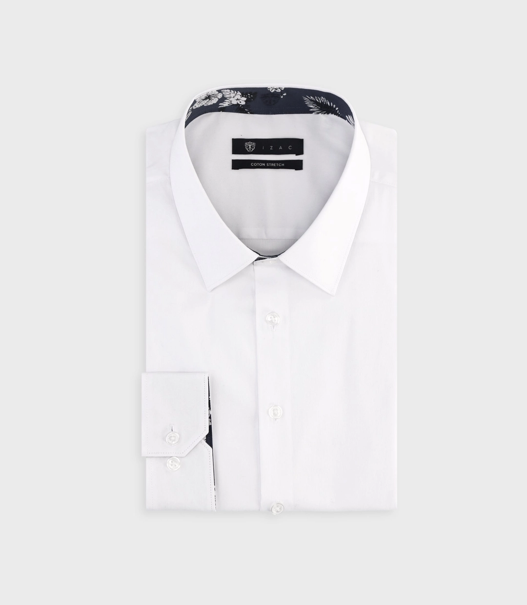 IZAC - Chemise slim blanche MILAN